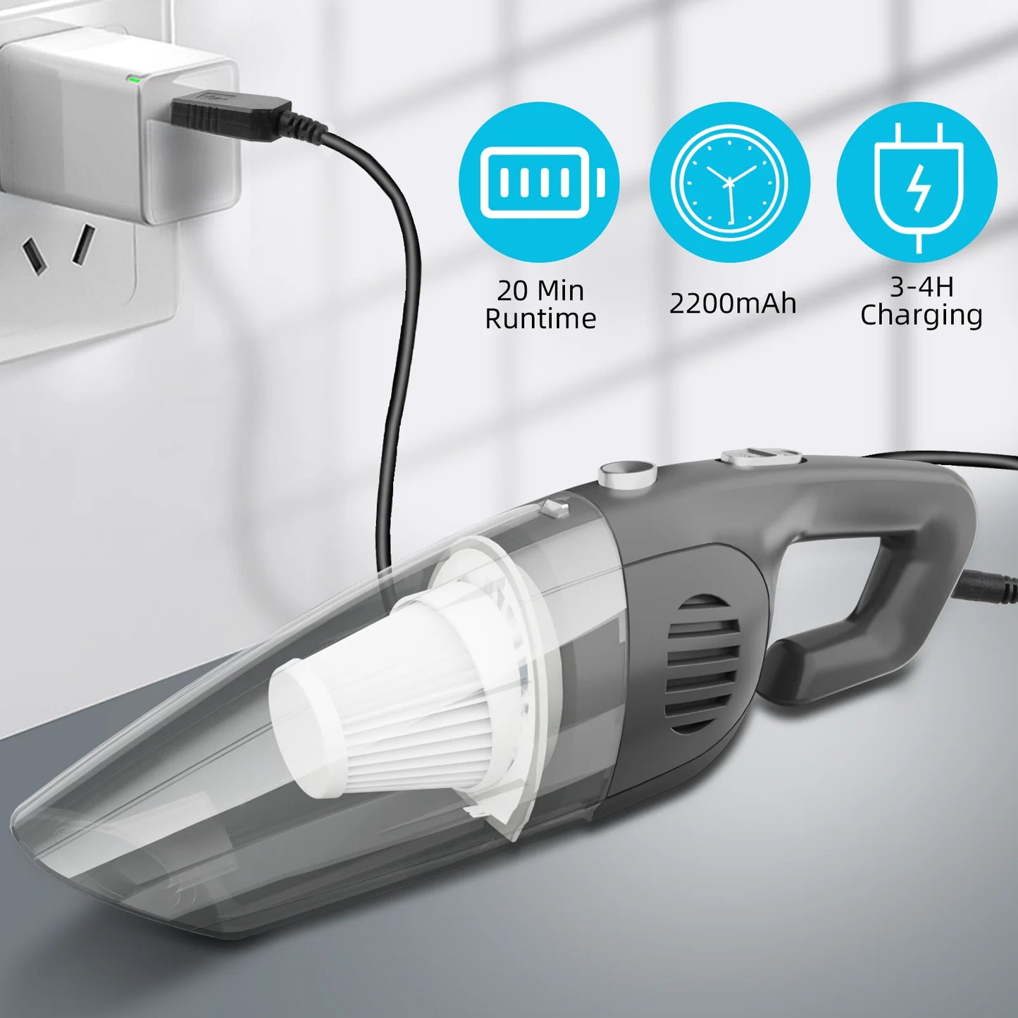 Handheld Vacuum Cordless Portable Car Vacuum Cleaner for Car Cleaning